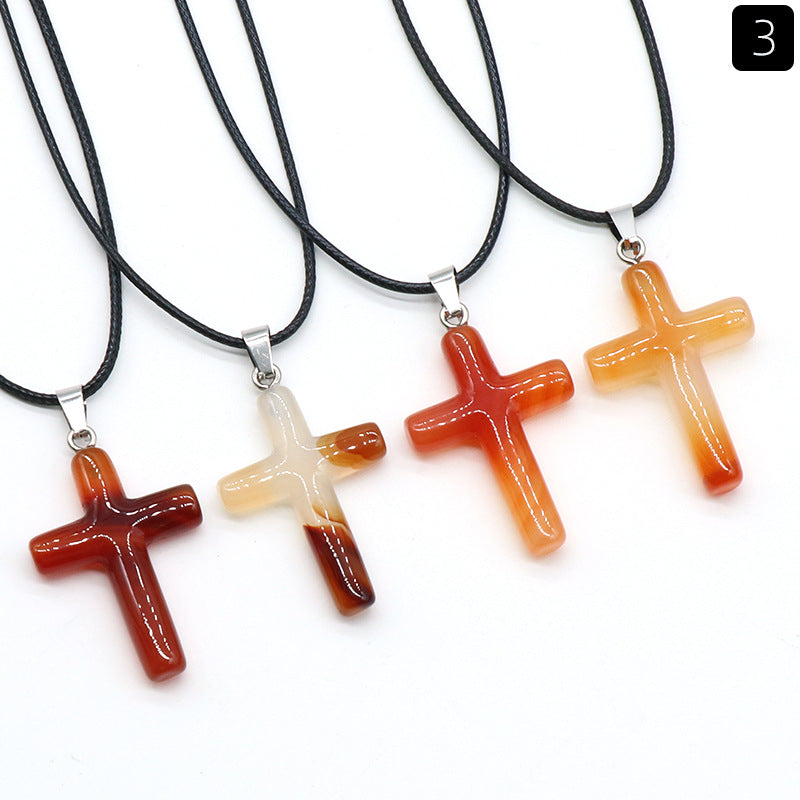 Crystal Cross Necklace