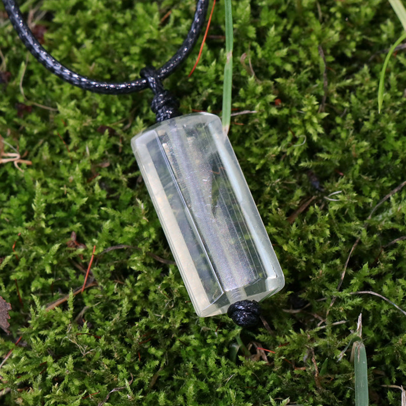 Carved Crystal Necklace