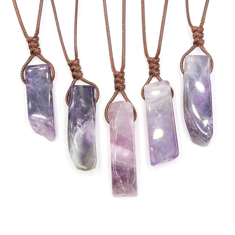 Natural Crystal Slab Necklace