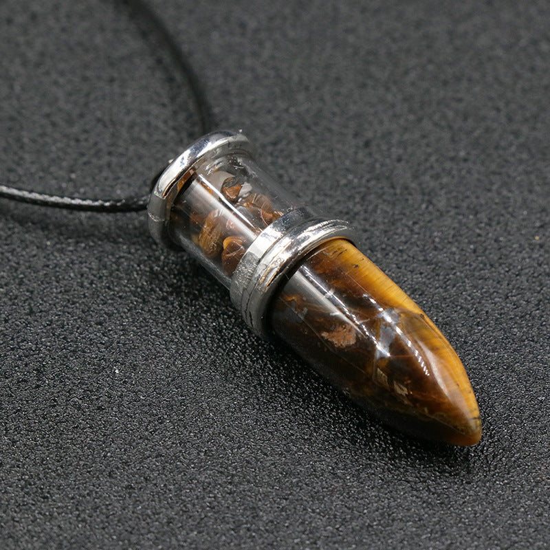 Crystal Bullet Necklace