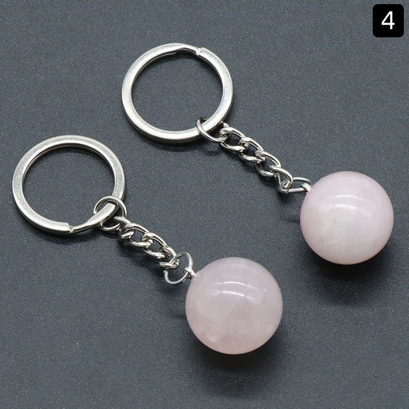 Crystal Sphere Key Chain