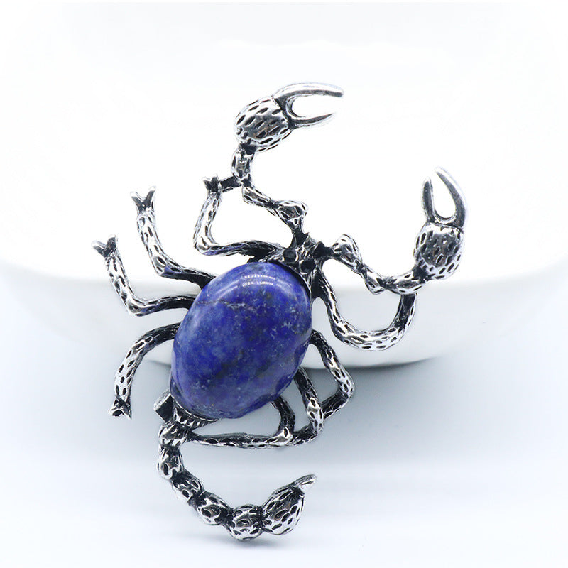 Crystal Scorpion Brooch & Pendant