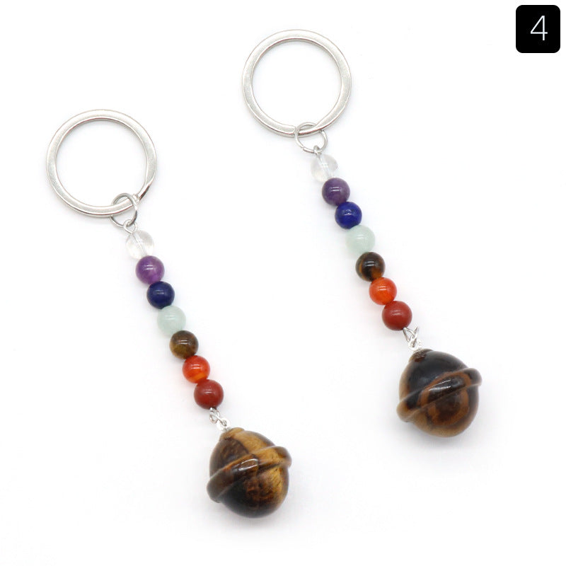 Crystal Bell Chakra Key Chain