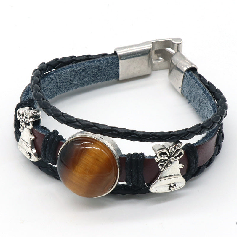 Crystal Leather Bracelet