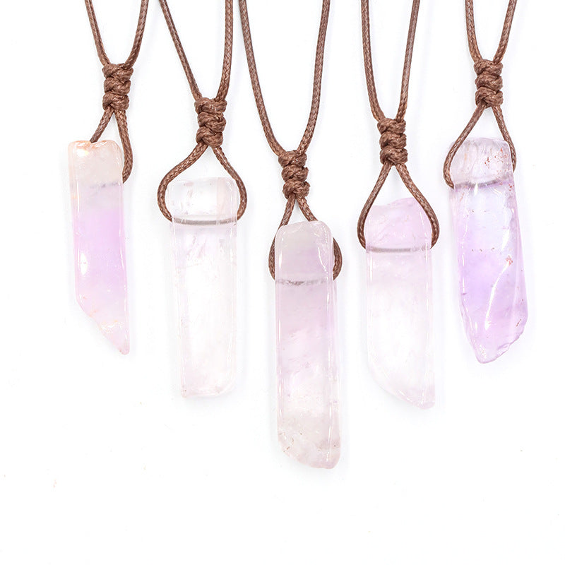 Natural Crystal Slab Necklace