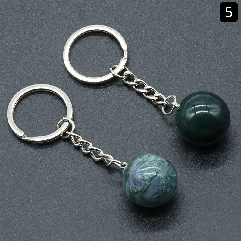 Crystal Sphere Key Chain