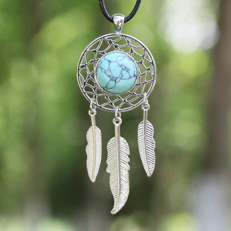 Crystal Dream Catcher Pendant