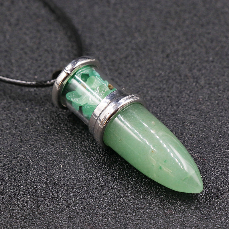 Crystal Bullet Necklace