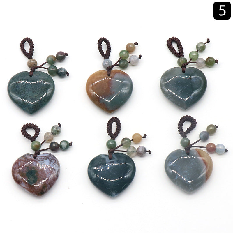 Heart Stone Keychain Hanger