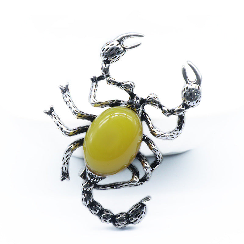 Crystal Scorpion Brooch & Pendant