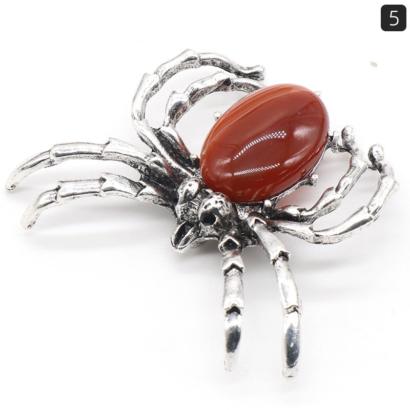 Crystal Spider Brooch & Pendant