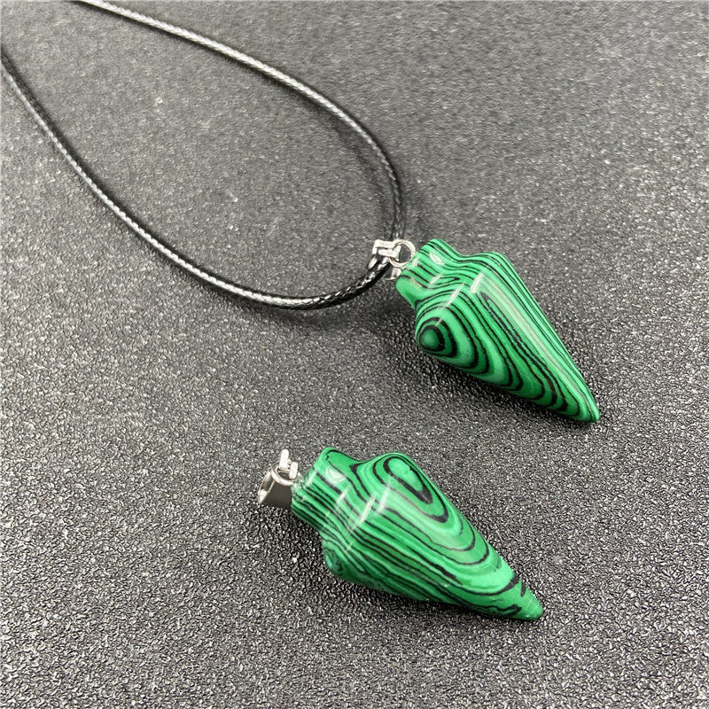 Crystal Conical Pendant