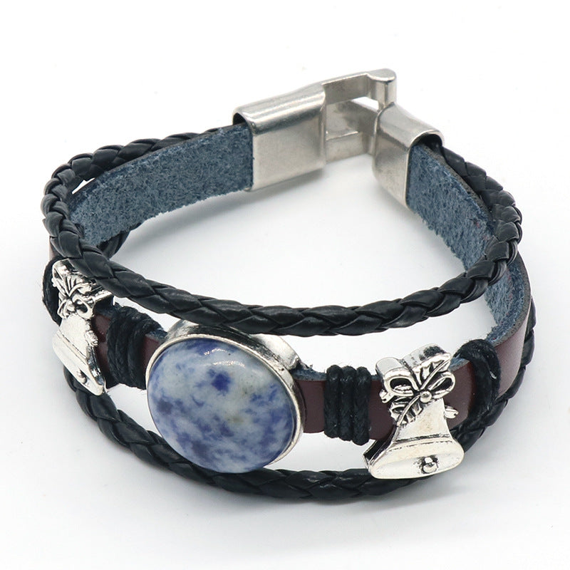 Crystal Leather Bracelet