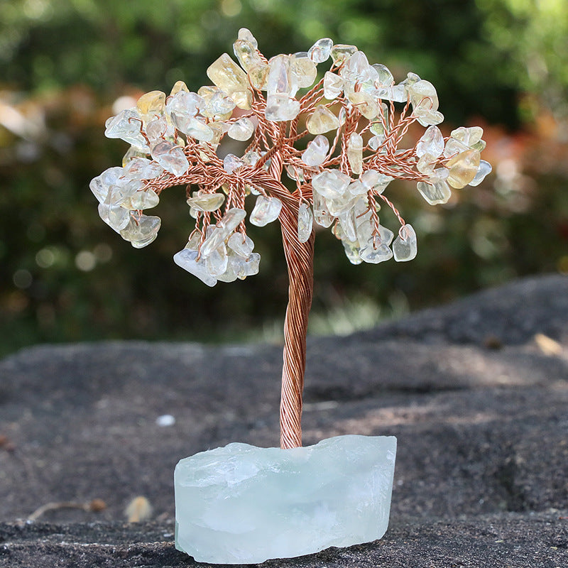 Natural Crystal Raw Money Tree