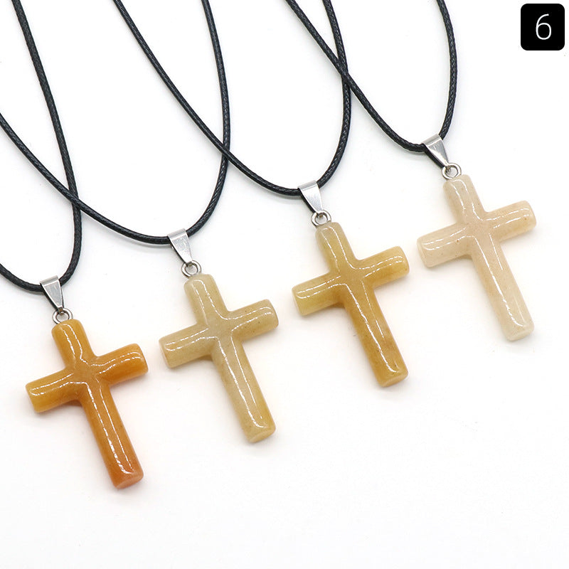 Crystal Cross Necklace