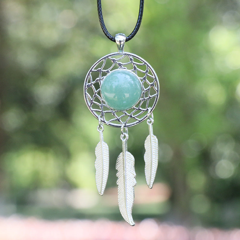 Crystal Dream Catcher Pendant