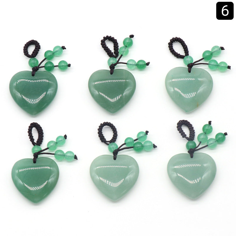 Heart Stone Keychain Hanger