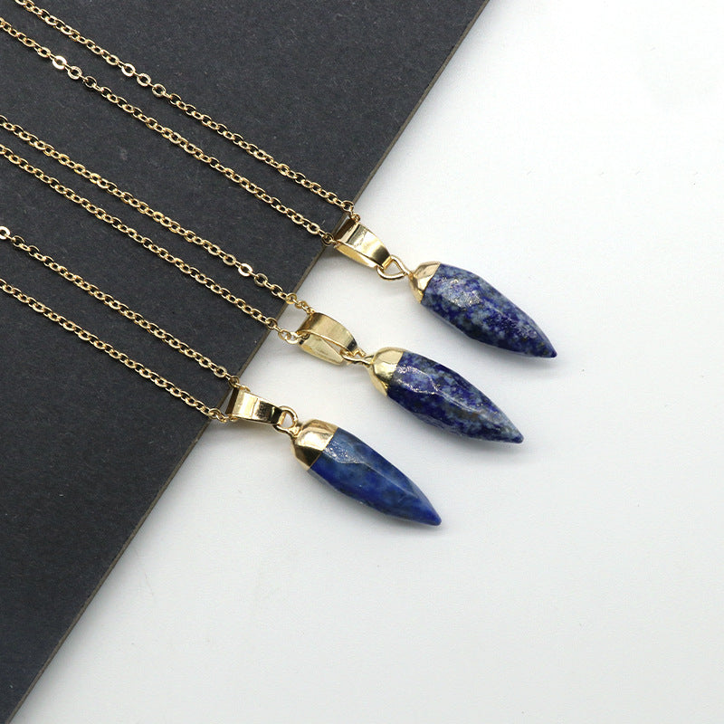 Bullet Shaped Crystal Pendant