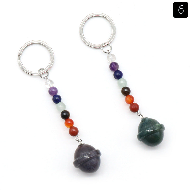 Crystal Bell Chakra Key Chain