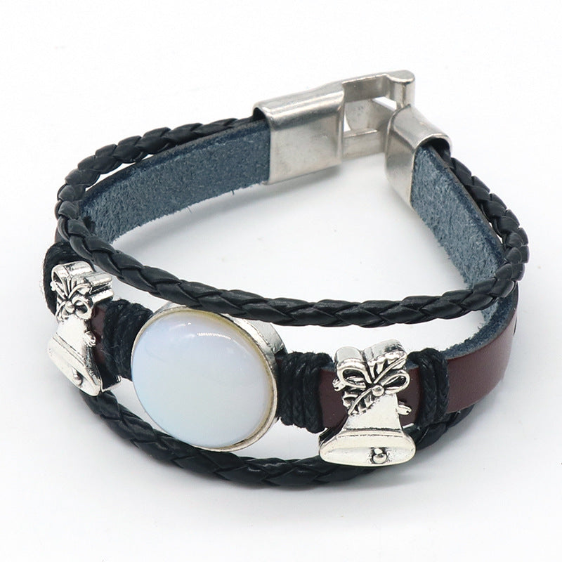 Crystal Leather Bracelet