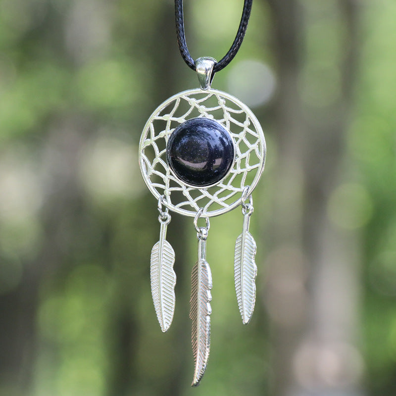 Crystal Dream Catcher Pendant