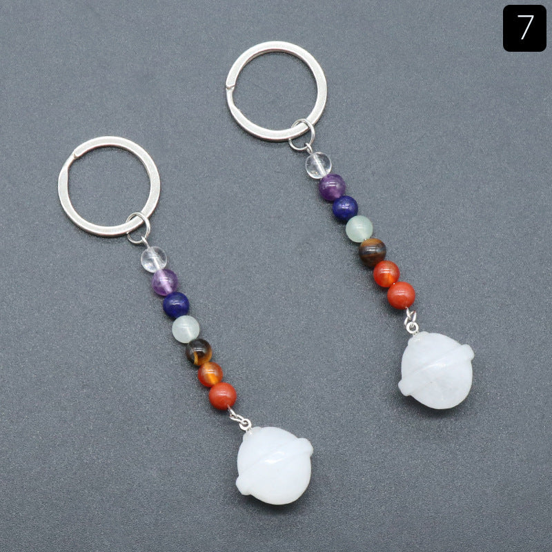 Crystal Bell Chakra Key Chain