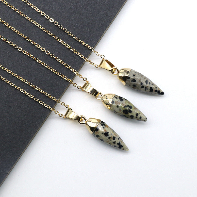 Bullet Shaped Crystal Pendant