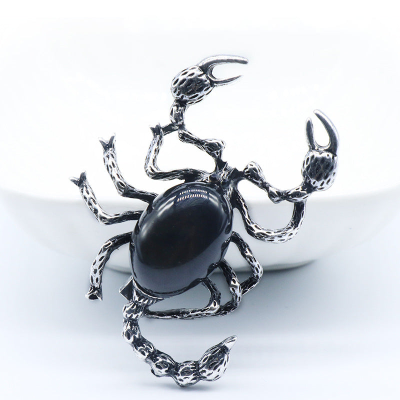 Crystal Scorpion Brooch & Pendant