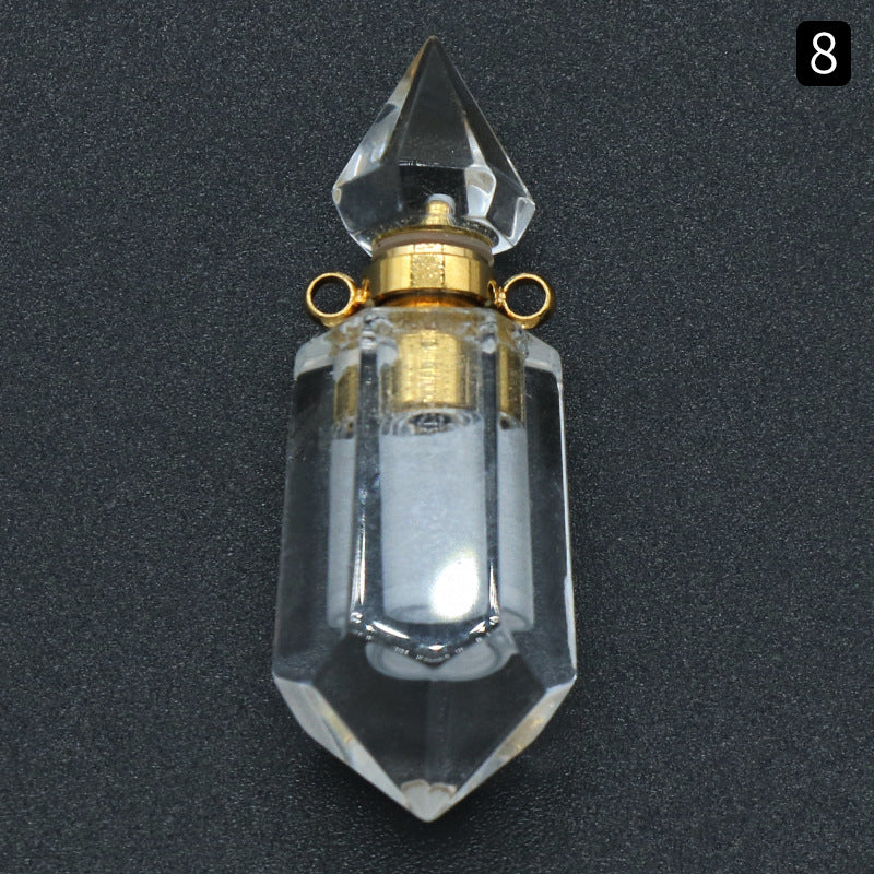 Crystal Perfume Bottle Pendant