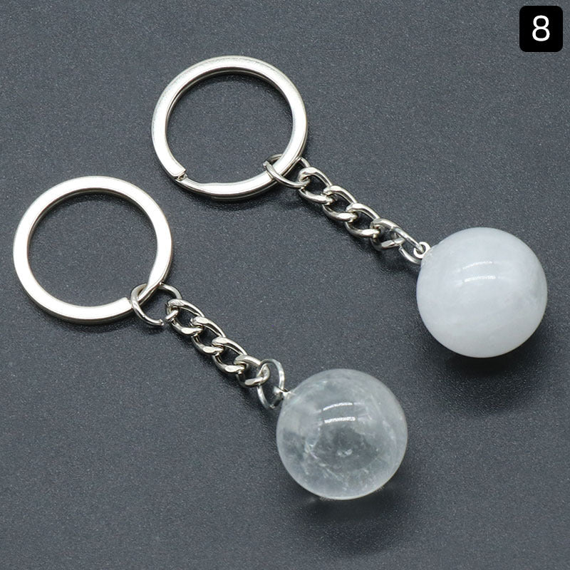 Crystal Sphere Key Chain