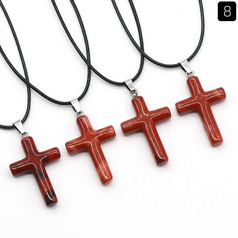 Crystal Cross Necklace