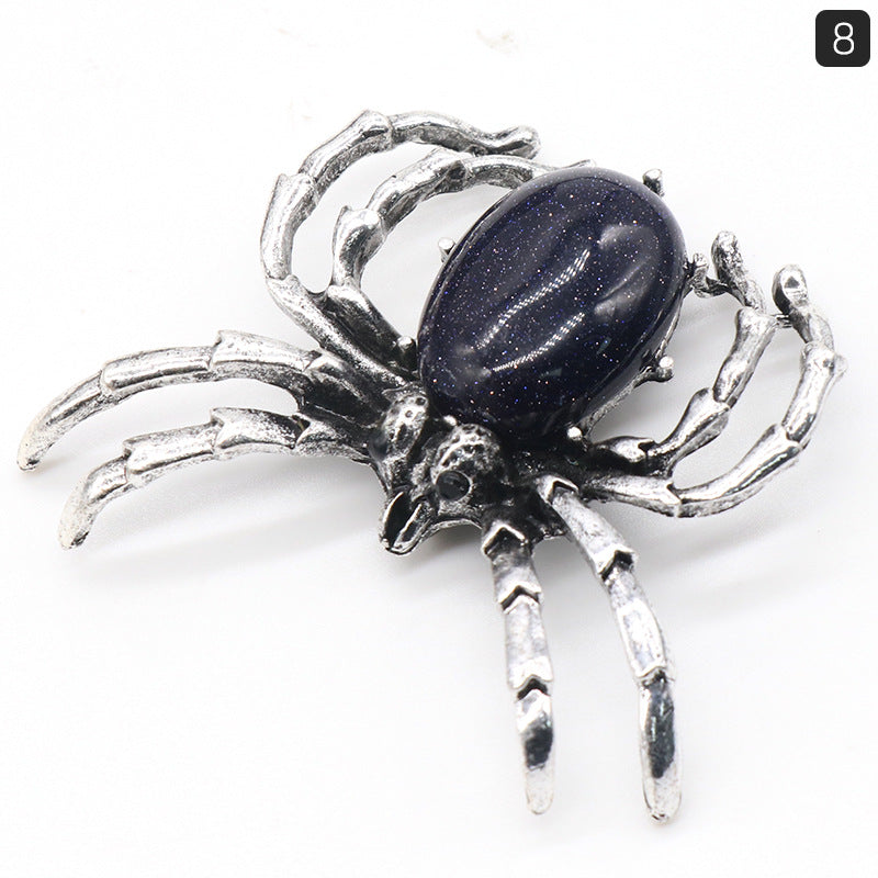 Crystal Spider Brooch & Pendant