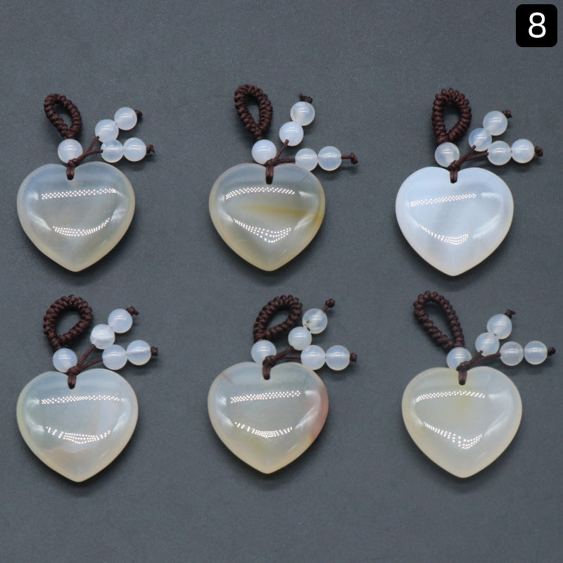 Heart Stone Keychain Hanger