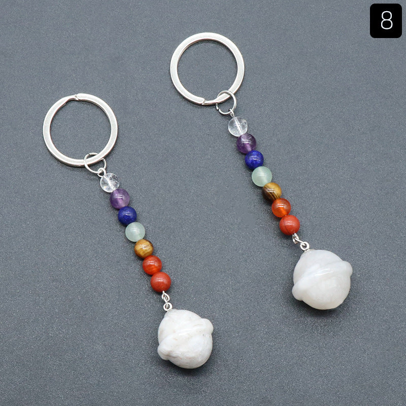 Crystal Bell Chakra Key Chain