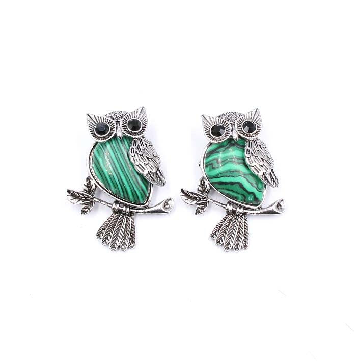 Crystal Owl Brooch & Necklace