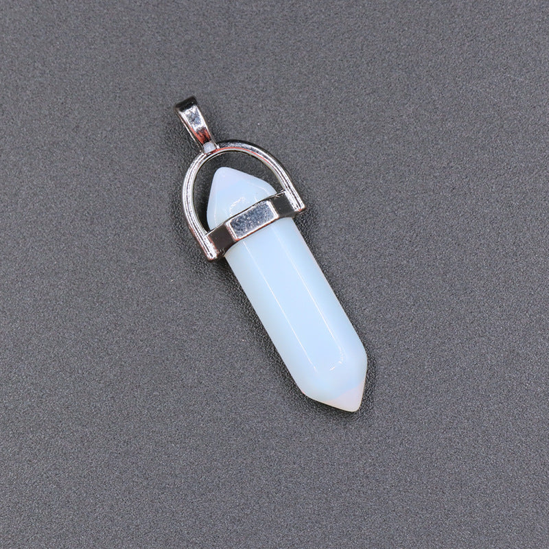 Crystal Double Point Pendant