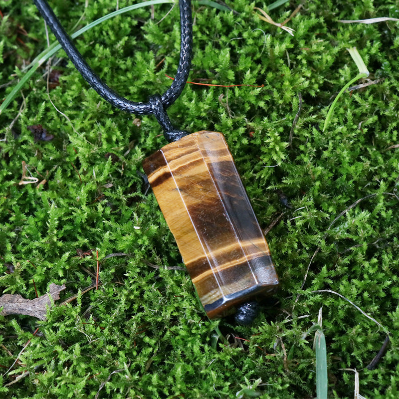 Carved Crystal Necklace