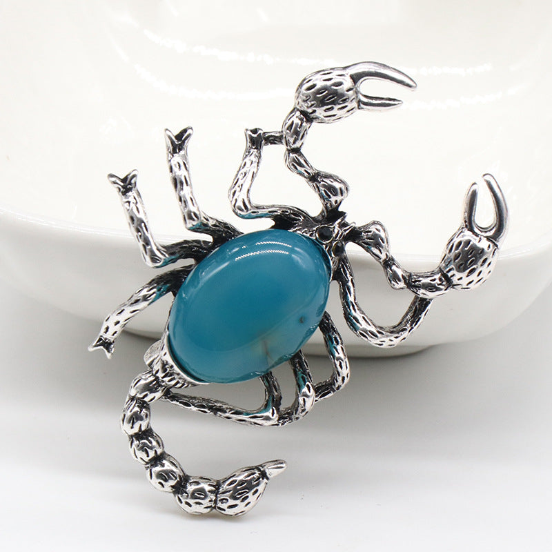 Crystal Scorpion Brooch & Pendant