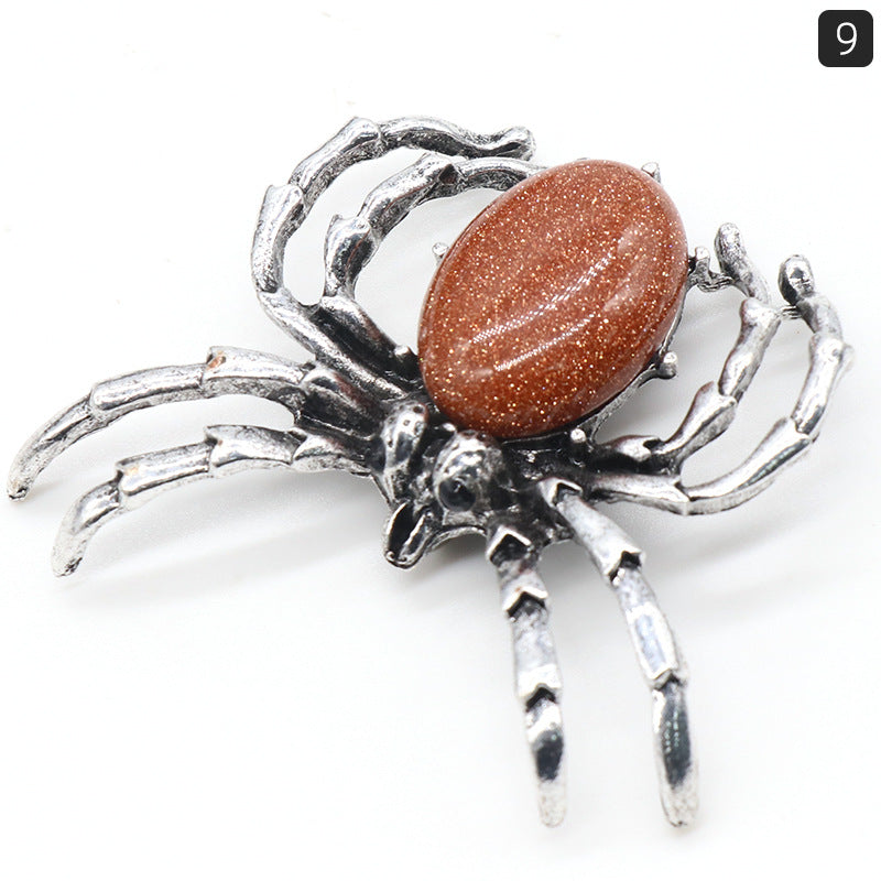 Crystal Spider Brooch & Pendant