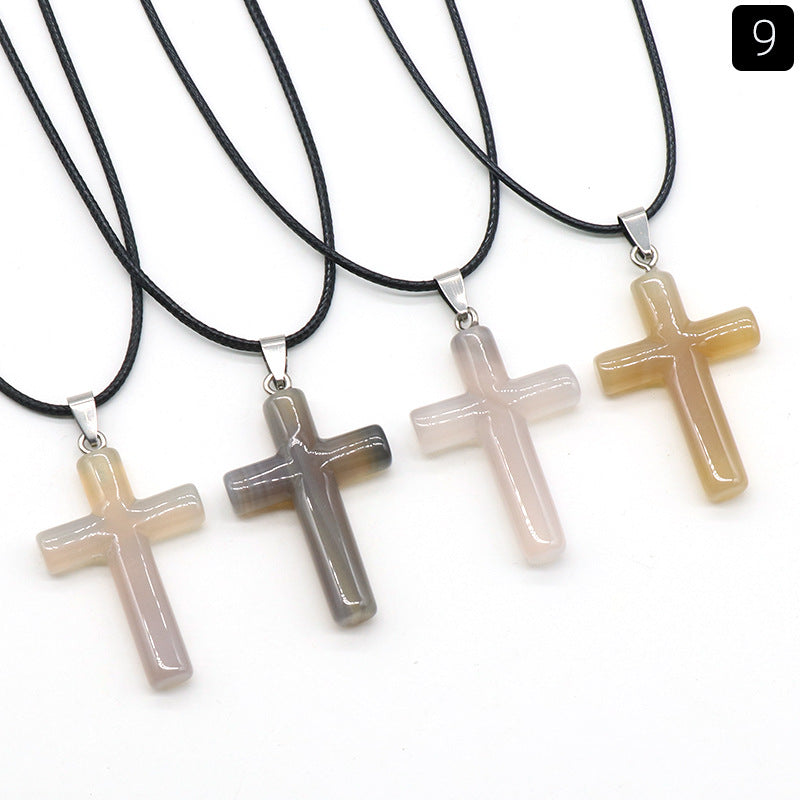 Crystal Cross Necklace