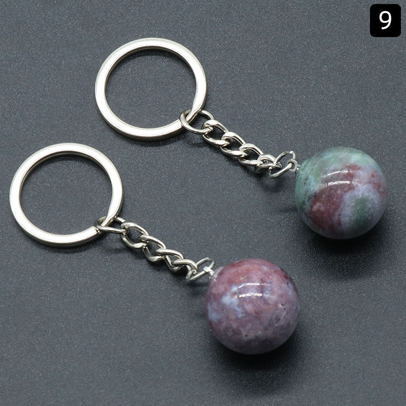 Crystal Sphere Key Chain