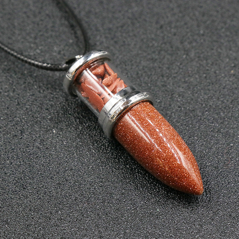 Crystal Bullet Necklace