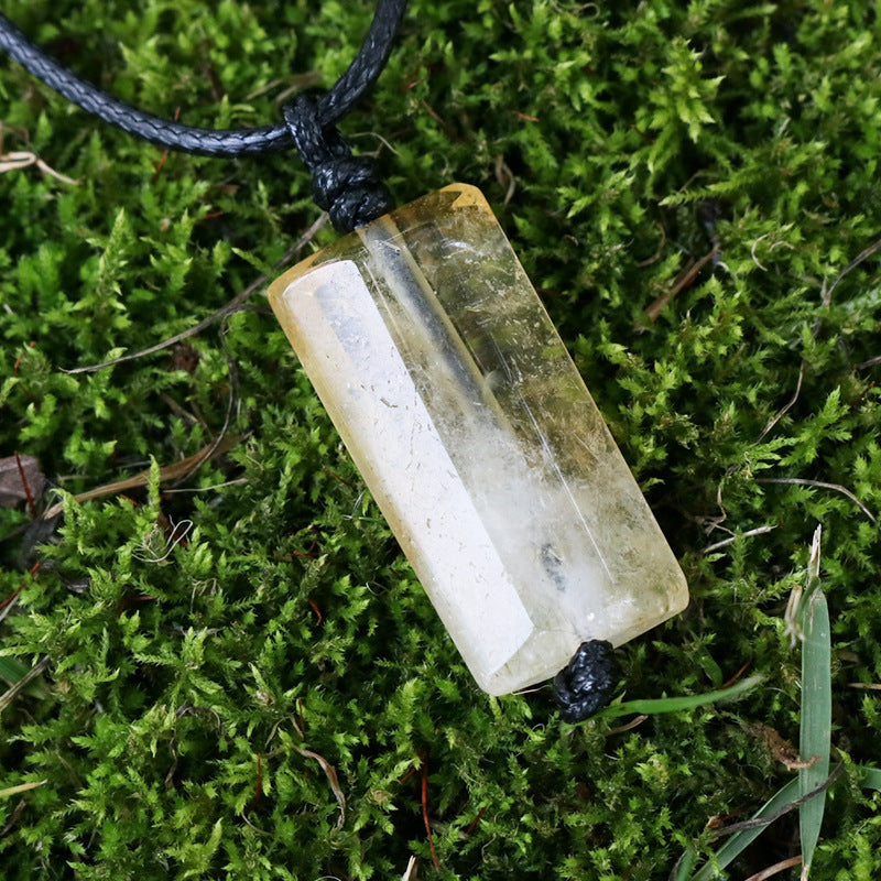 Carved Crystal Necklace