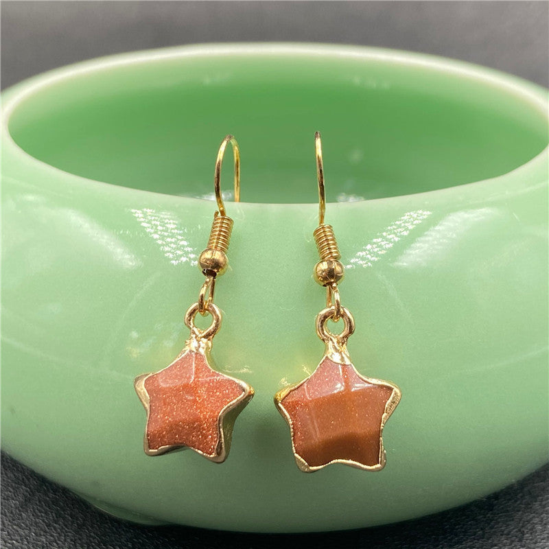 Gold Plated Star Earrings