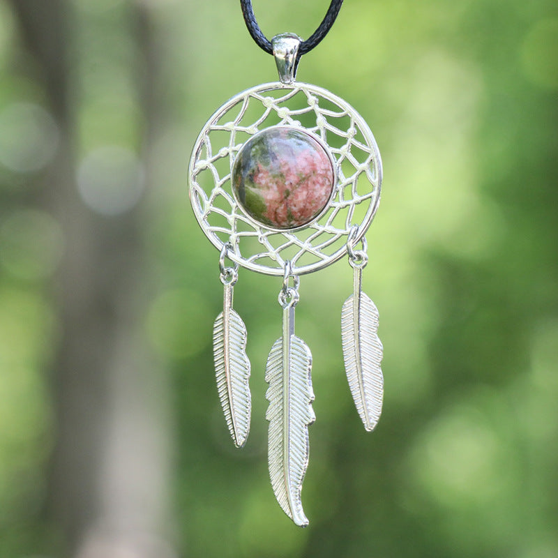 Crystal Dream Catcher Pendant