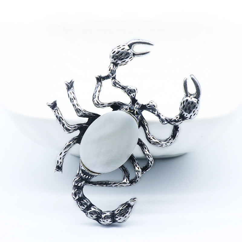 Crystal Scorpion Brooch & Pendant