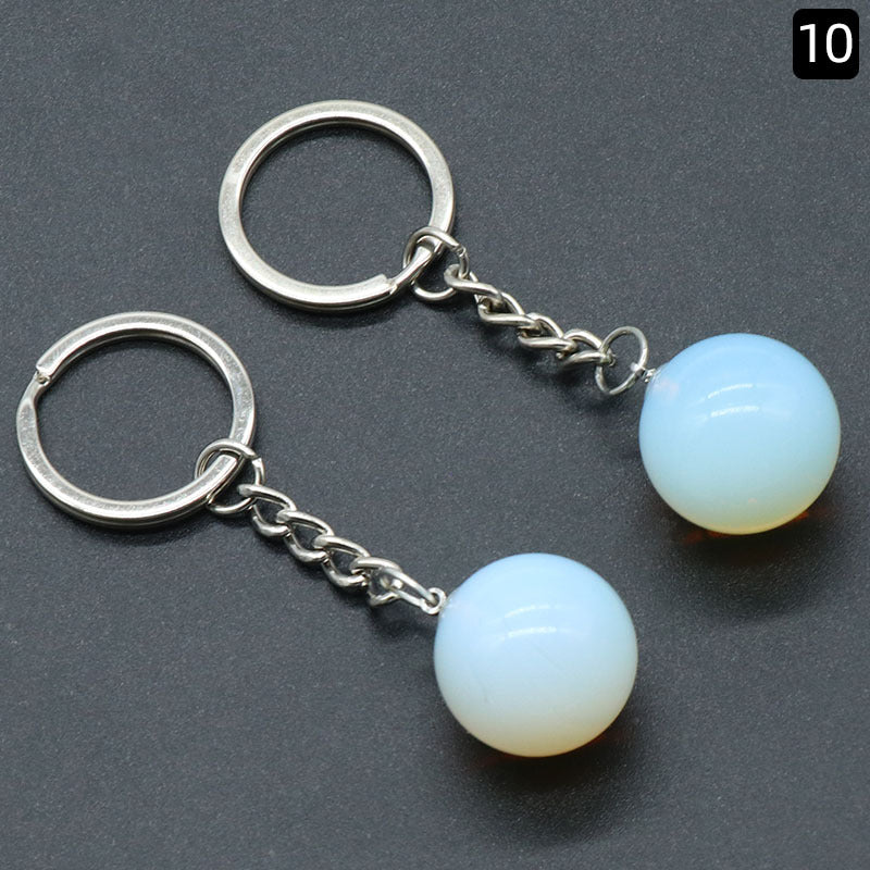 Crystal Sphere Key Chain