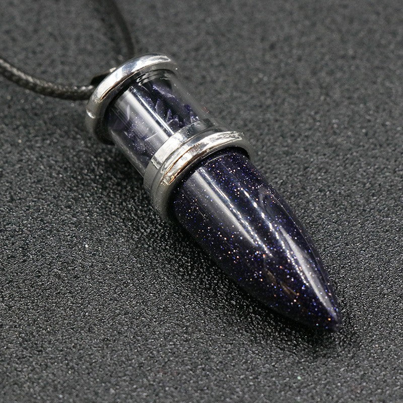 Crystal Bullet Necklace