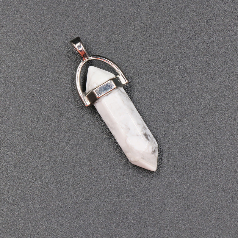 Crystal Double Point Pendant