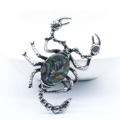 Crystal Scorpion Brooch & Pendant